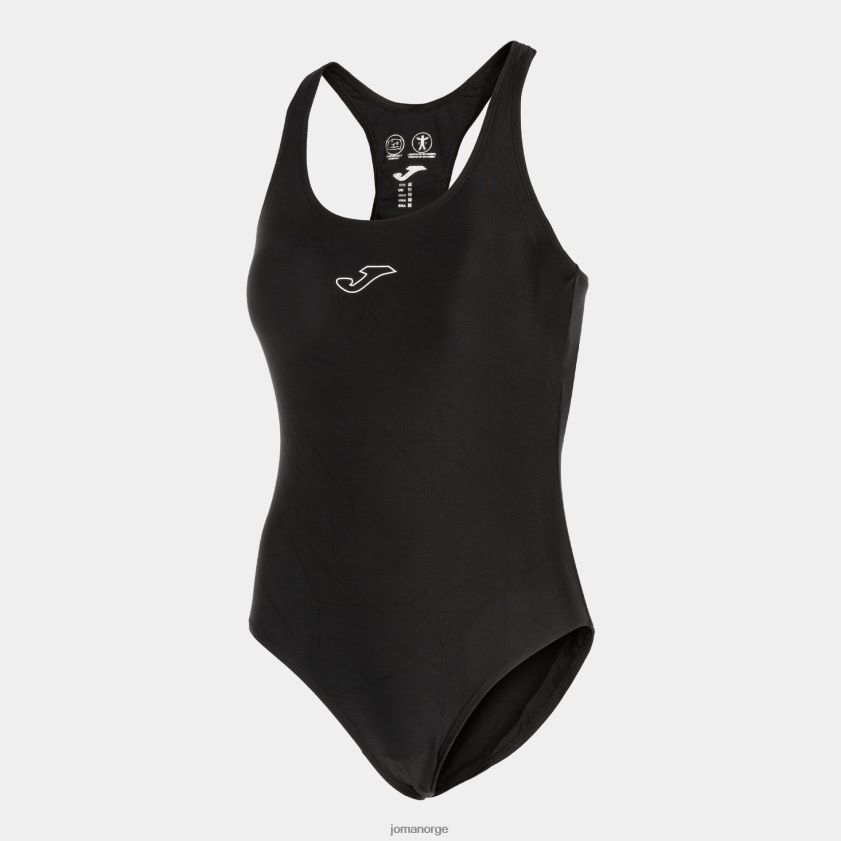 nei Joma badedrakt sprut svart FBD0T03877 kvinner