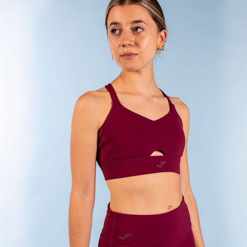 nei Joma kjerne for sports-BH burgunder FBD0T01822 kvinner