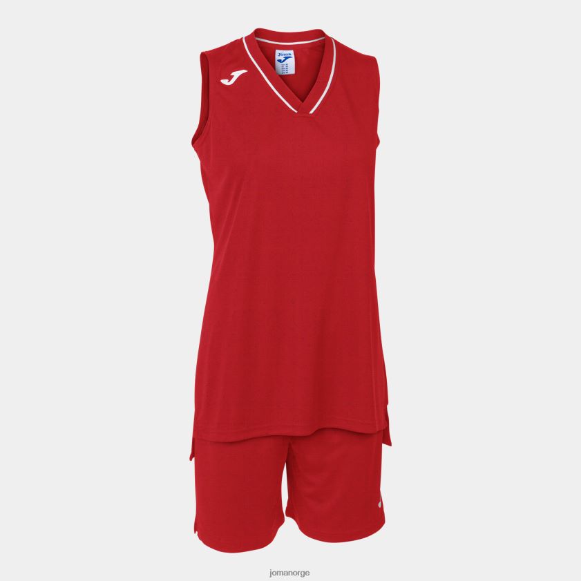 nei Joma sett atlanta rød Hvit FBD0T03843 kvinner