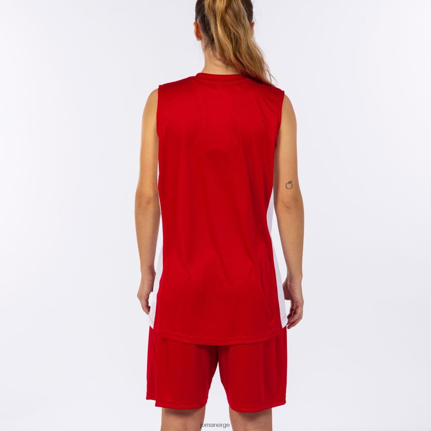 nei Joma sett atlanta rød Hvit FBD0T03843 kvinner