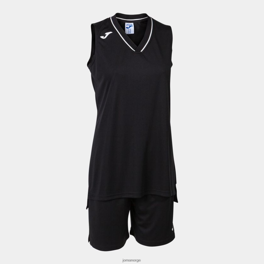 nei Joma sett atlanta svart hvit FBD0T01825 kvinner