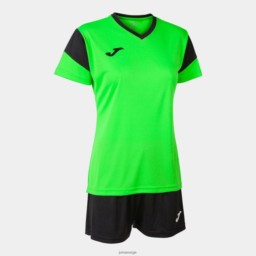 nei Joma sett føniks fluorescerende grønn svart FBD0T02296 kvinner