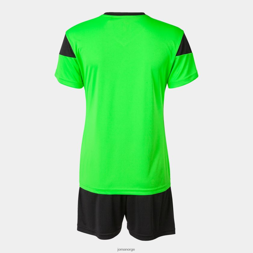nei Joma sett føniks fluorescerende grønn svart FBD0T02296 kvinner