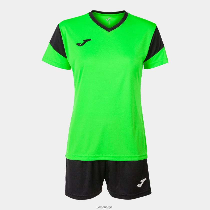 nei Joma sett føniks fluorescerende grønn svart FBD0T02296 kvinner