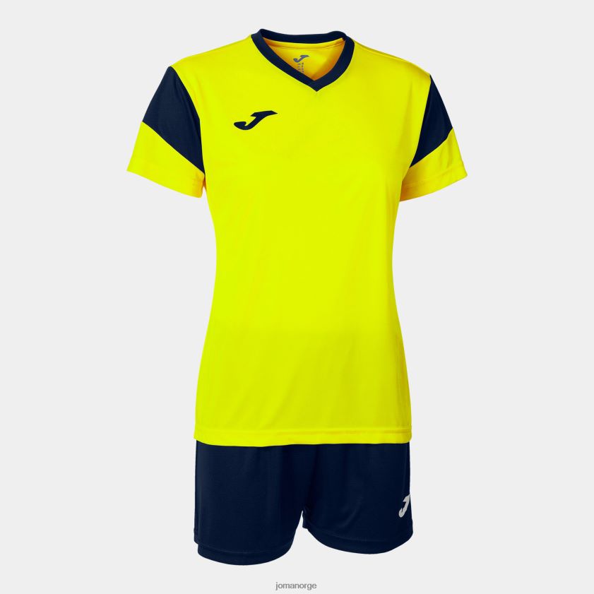 nei Joma sett føniks fluorescerende gul marineblå FBD0T02093 kvinner