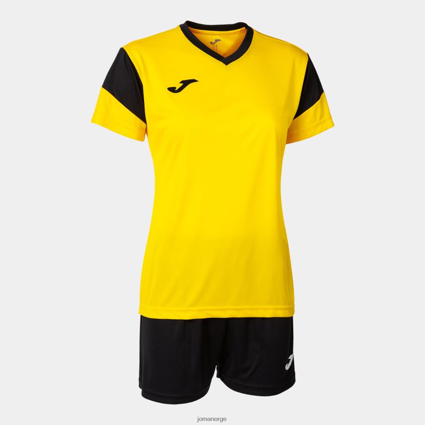 nei Joma sett føniks gul svart FBD0T03780 kvinner