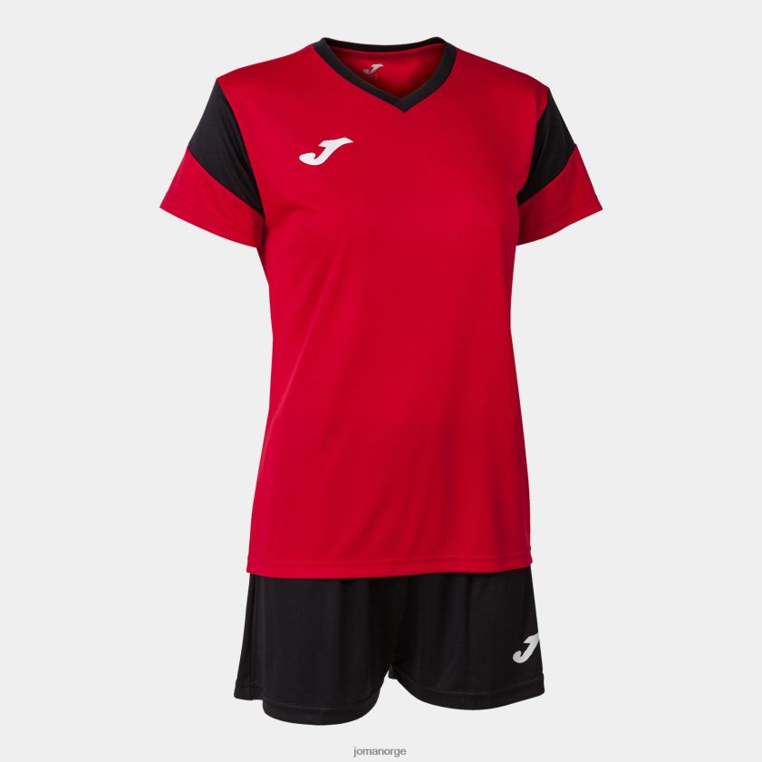 nei Joma sett føniks rød svart FBD0T03596 kvinner