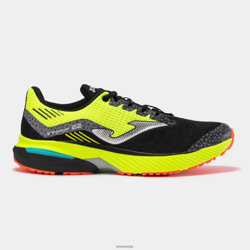 nei Joma joggesko titanium 23 svart fluorescerende gul FBD0T0420 menn