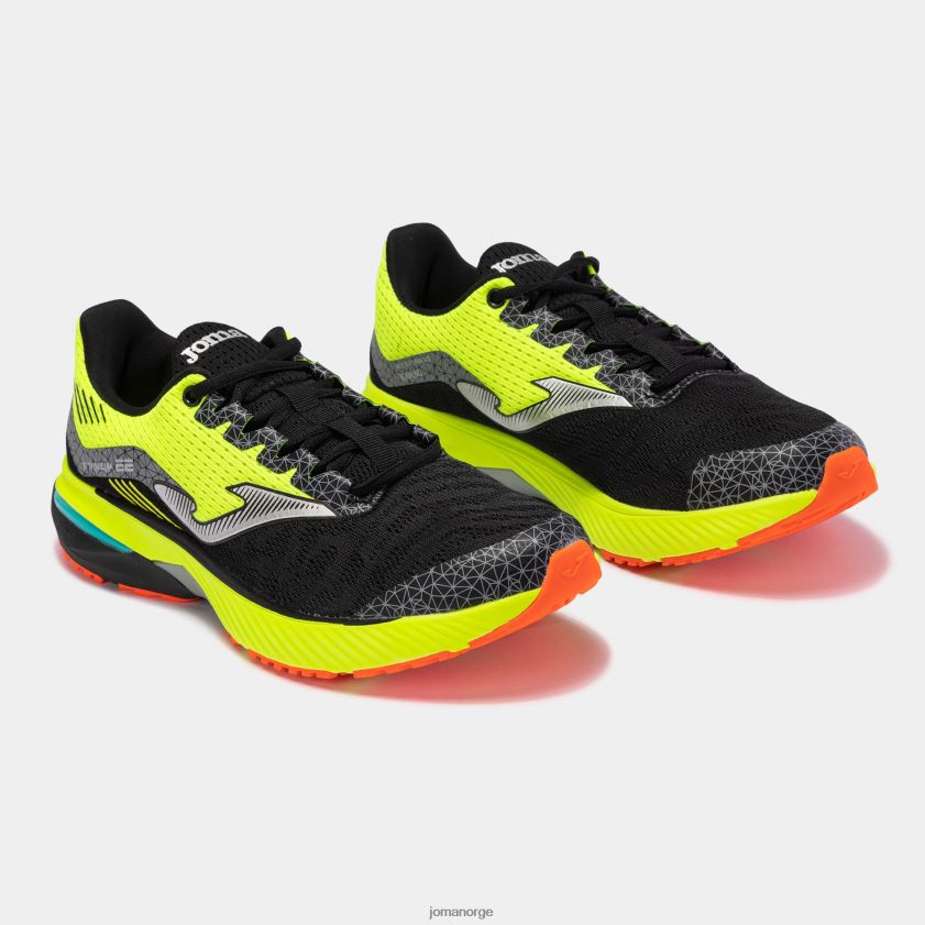 nei Joma joggesko titanium 23 svart fluorescerende gul FBD0T0420 menn