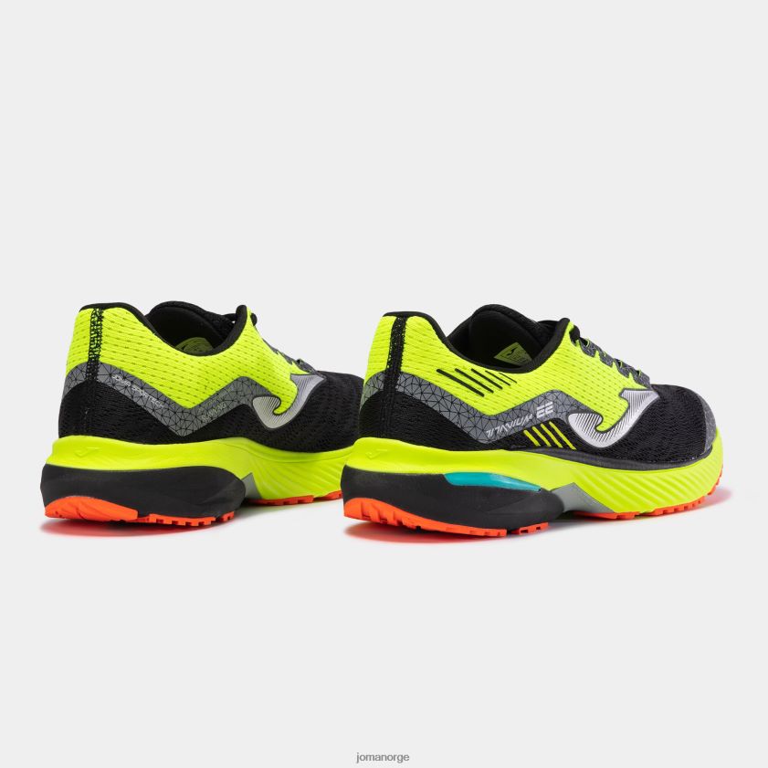 nei Joma joggesko titanium 23 svart fluorescerende gul FBD0T0420 menn