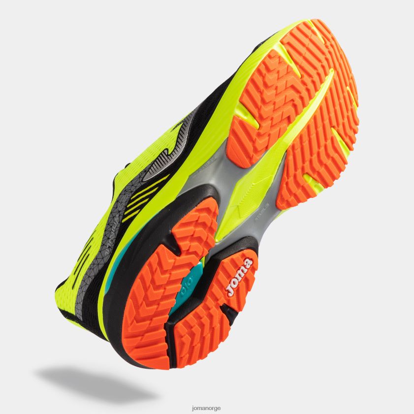 nei Joma joggesko titanium 23 svart fluorescerende gul FBD0T0420 menn