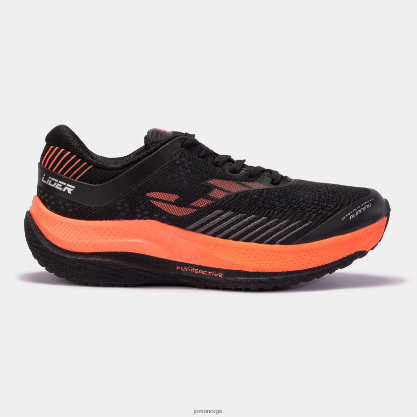 nei Joma løpesko lider 22 svart oransje FBD0T0523 menn