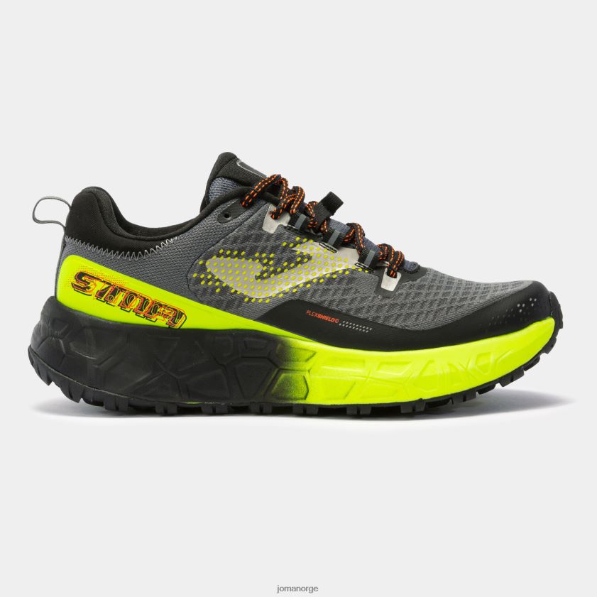 nei Joma løypesko tk.sima 23 svart fluorescerende gul FBD0T03266 menn