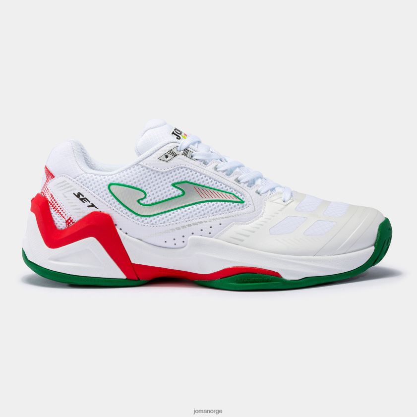 nei Joma sko t.sett 23 leire hvit grønn FBD0T0377 menn
