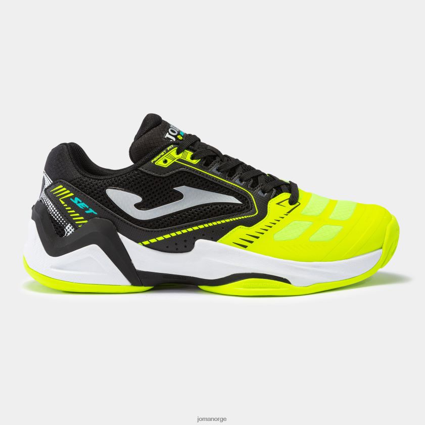 nei Joma sko t.sett 23 leire svart fluorescerende gul FBD0T03501 menn