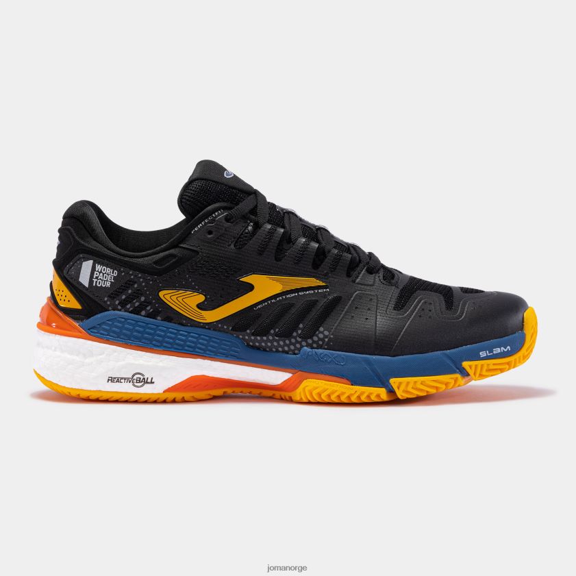 nei Joma sko t.slam 23 leire svart blå FBD0T022 menn