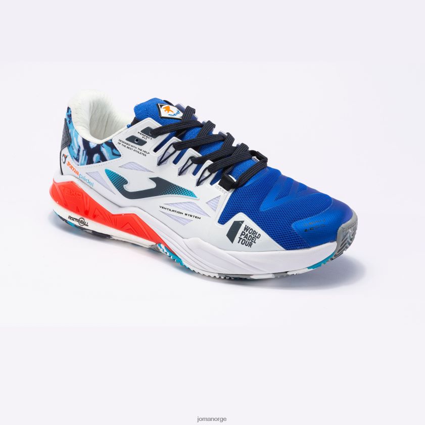 nei Joma sko t.spin 23 leire kongeblå hvit FBD0T075 menn