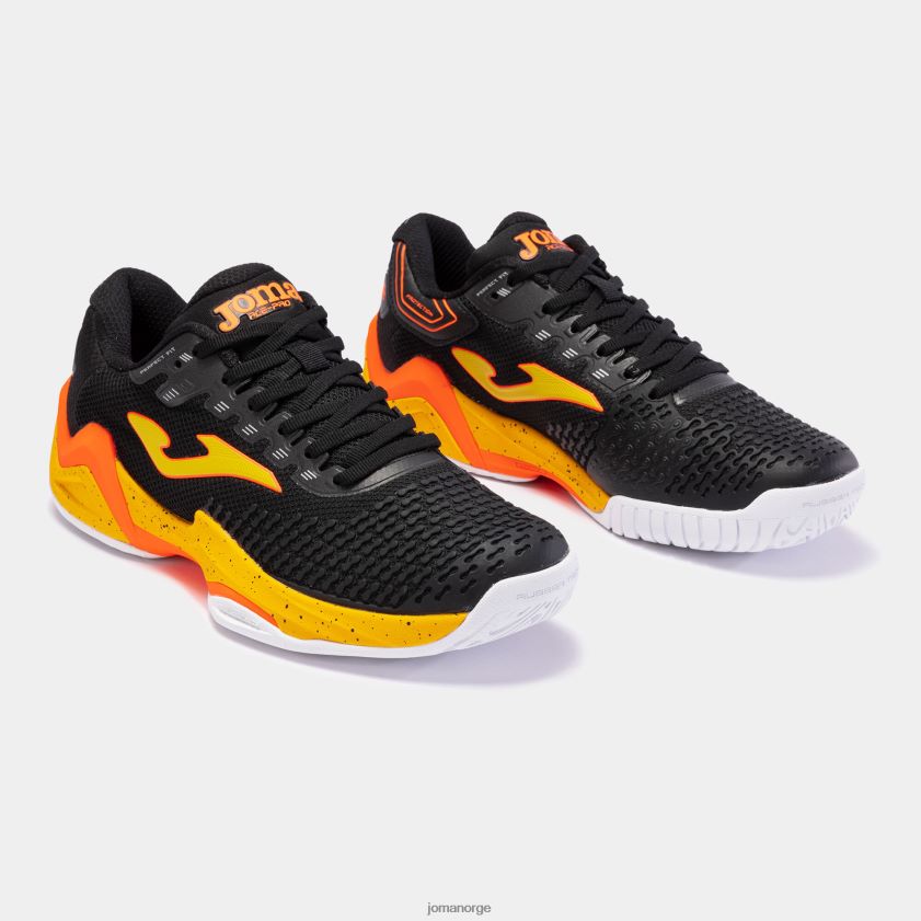 nei Joma sko t.ace 23 hard court svart oransje FBD0T03506 menn