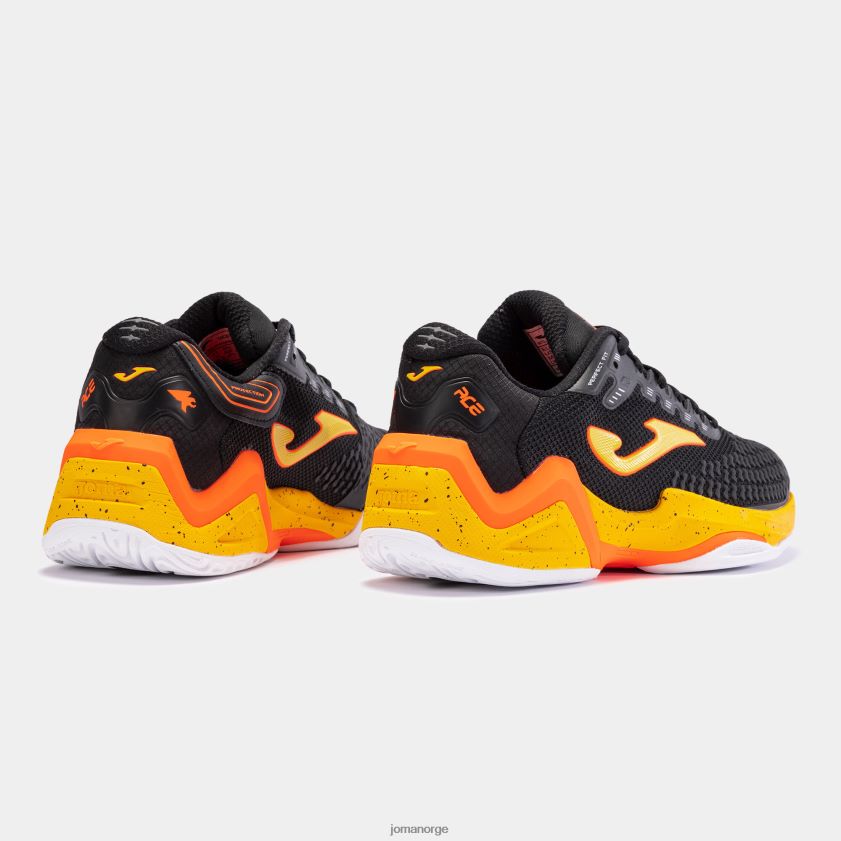 nei Joma sko t.ace 23 hard court svart oransje FBD0T03506 menn