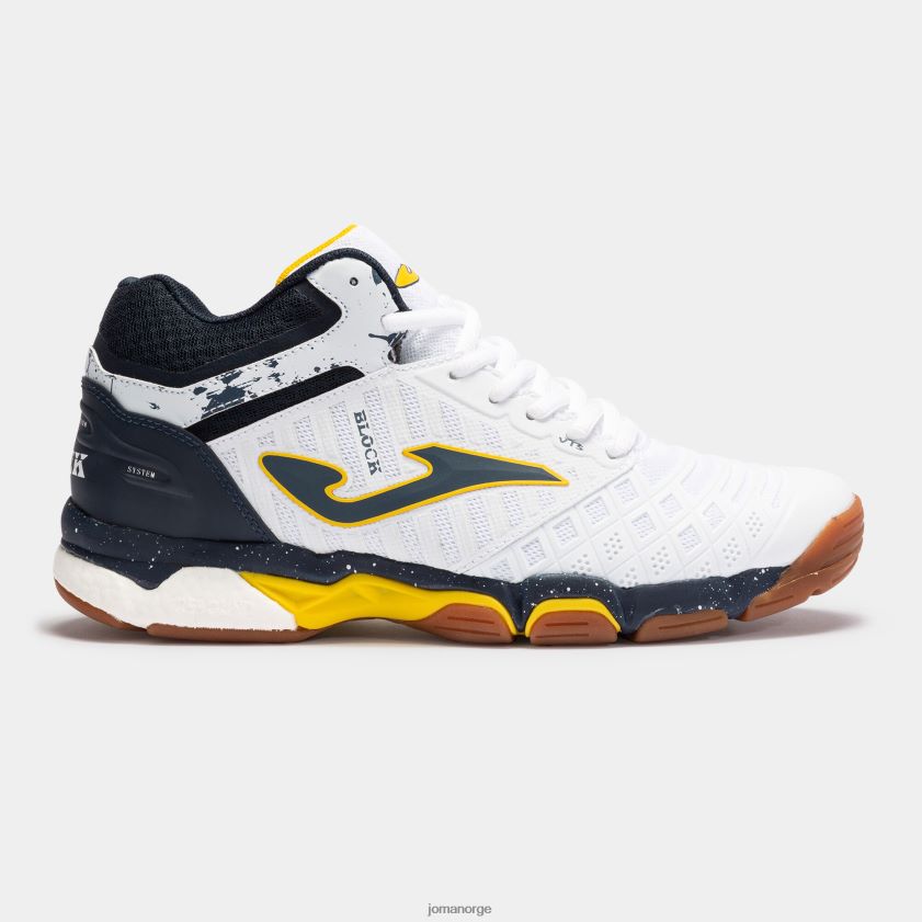 nei Joma volleyballsko blokk 22 hvit marineblå FBD0T0248 menn
