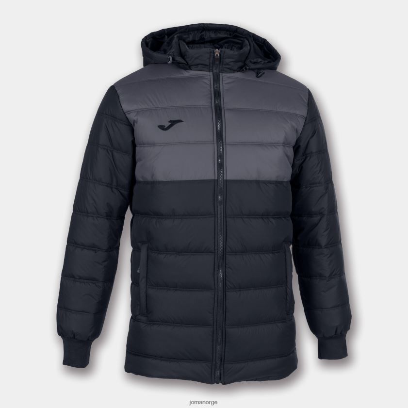 nei Joma anorak urban ii svart mørkegrå FBD0T04075 menn