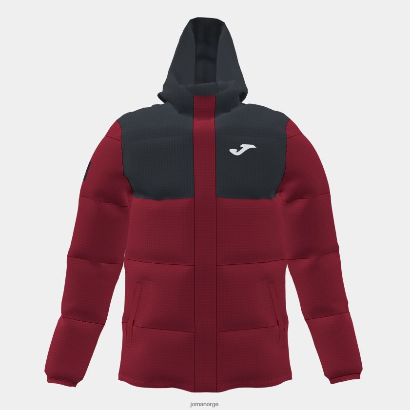 nei Joma anorakk park burgunder svart FBD0T03191 menn