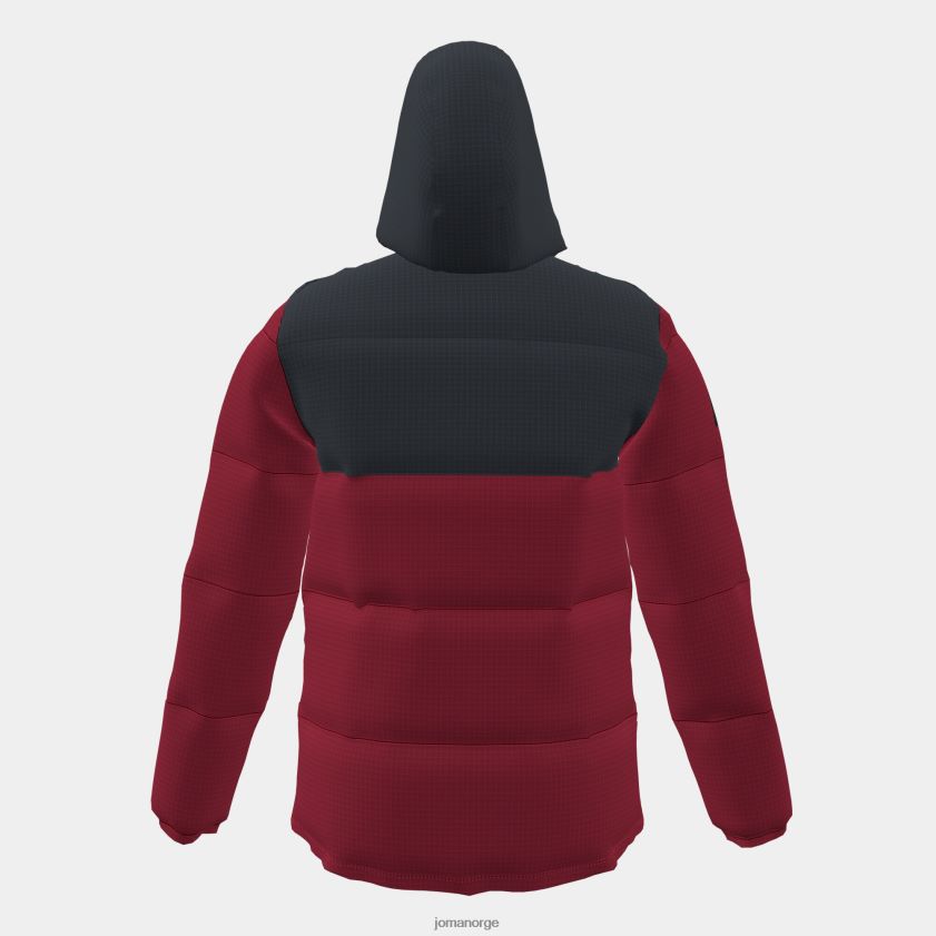 nei Joma anorakk park burgunder svart FBD0T03191 menn