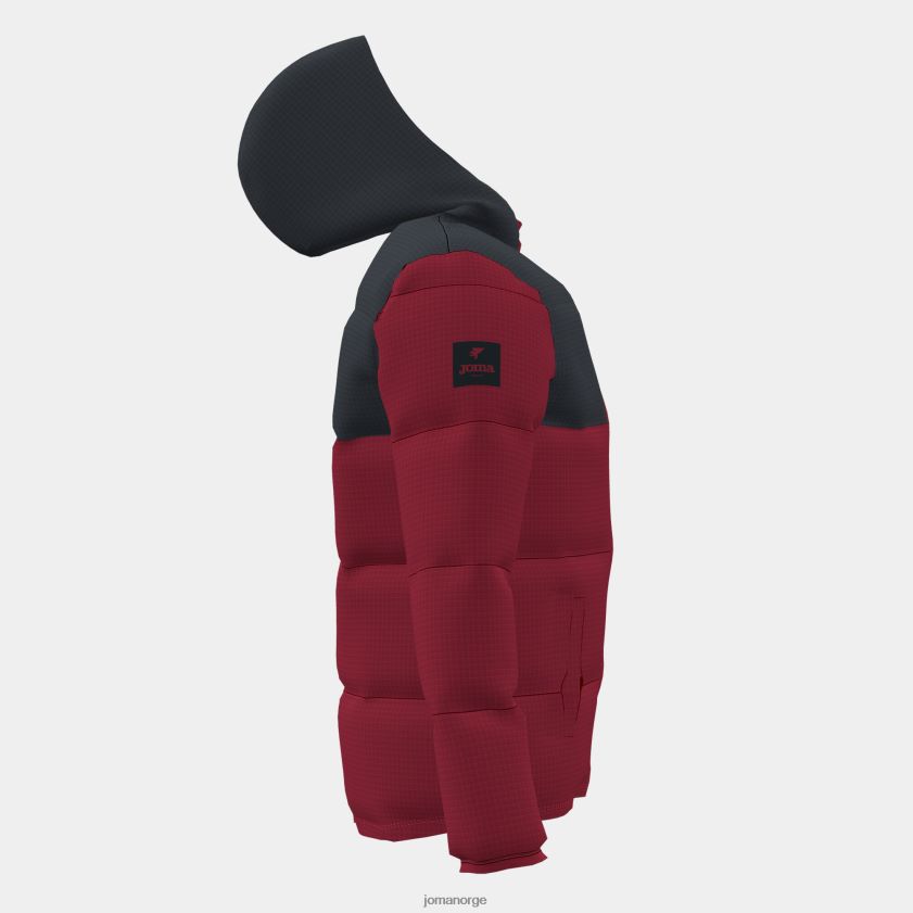 nei Joma anorakk park burgunder svart FBD0T03191 menn