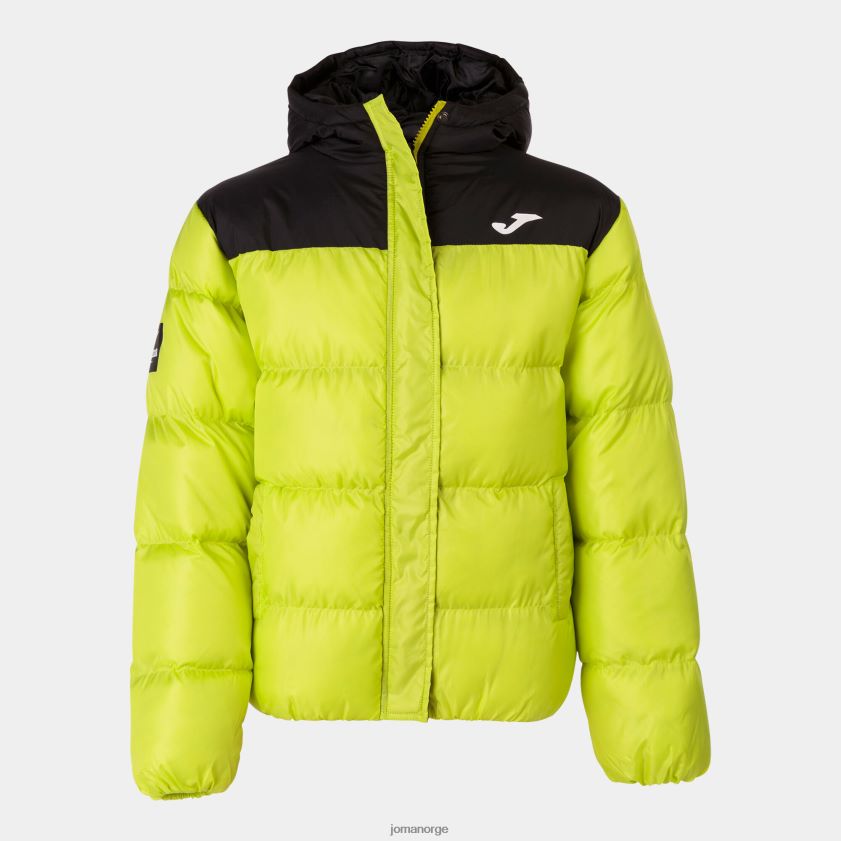 nei Joma anorakk park lime svart FBD0T0275 menn