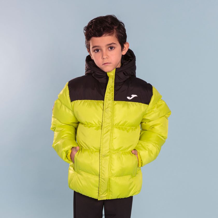 nei Joma anorakk park lime svart FBD0T0275 menn