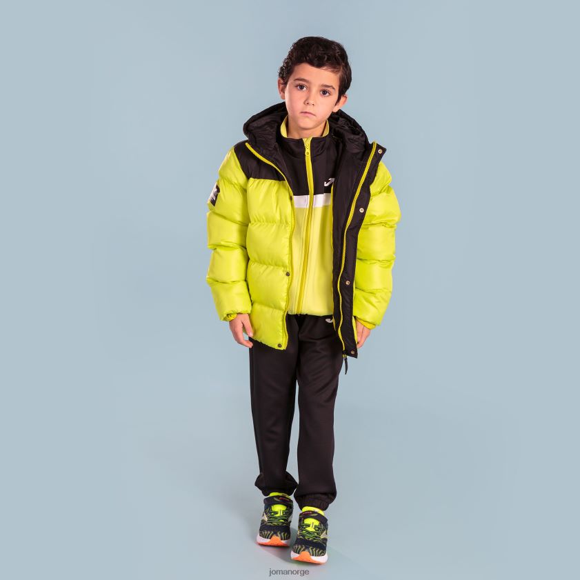 nei Joma anorakk park lime svart FBD0T0275 menn