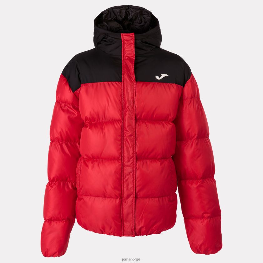 nei Joma anorakk park rød svart FBD0T0668 menn