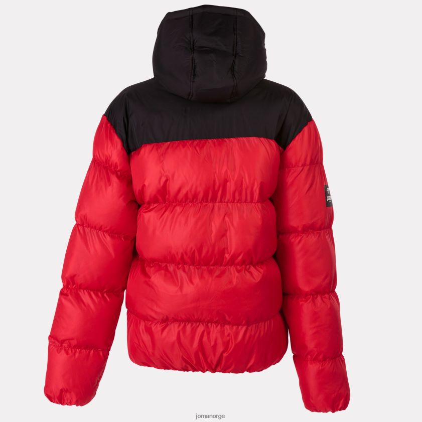 nei Joma anorakk park rød svart FBD0T0668 menn