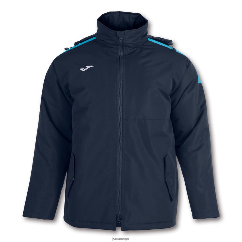 nei Joma anorakk trivor marineblå fluorescerende turkis FBD0T01230 menn