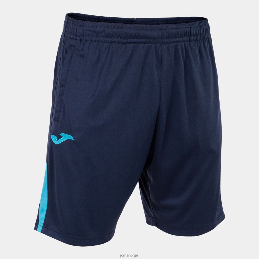 nei Joma bermuda shorts championship vii marineblå fluorescerende turkis FBD0T03196 menn