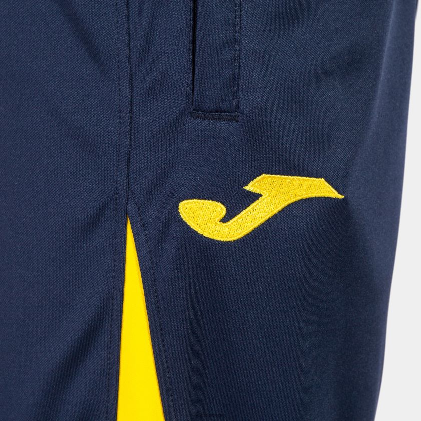 nei Joma bermuda shorts championship vii marineblå gul FBD0T01152 menn