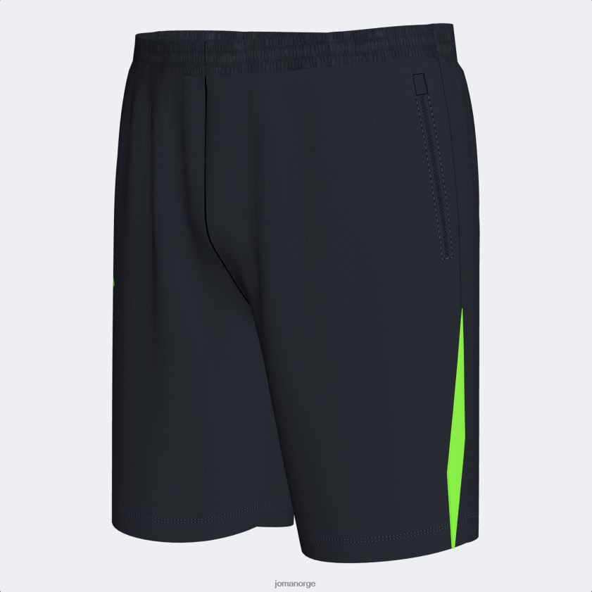 nei Joma bermuda shorts championship vii svart fluorescerende grønn FBD0T01363 menn