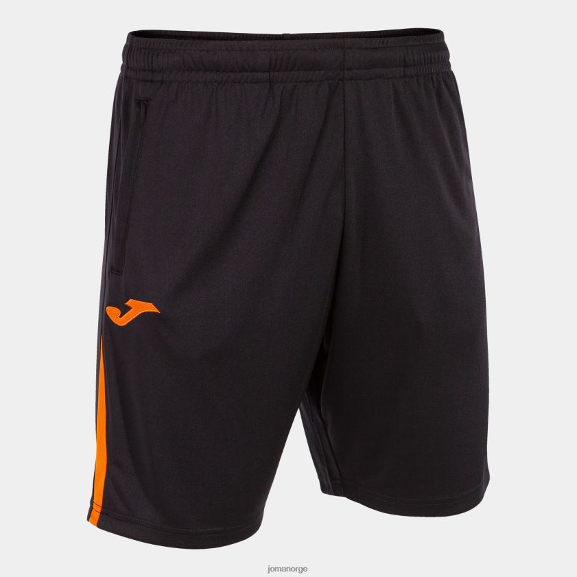 nei Joma bermuda shorts championship vii svart oransje FBD0T03195 menn