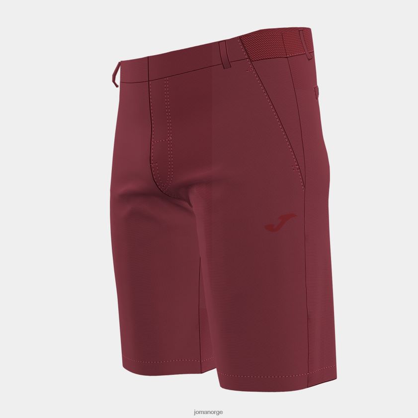 nei Joma bermudashorts pasarela iii burgunder FBD0T0340 menn
