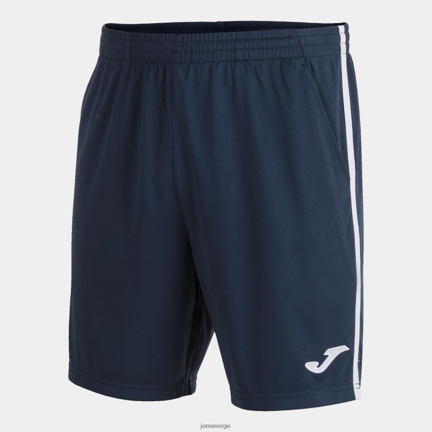 nei Joma bermudashorts åpen iii marineblå hvit FBD0T0169 menn