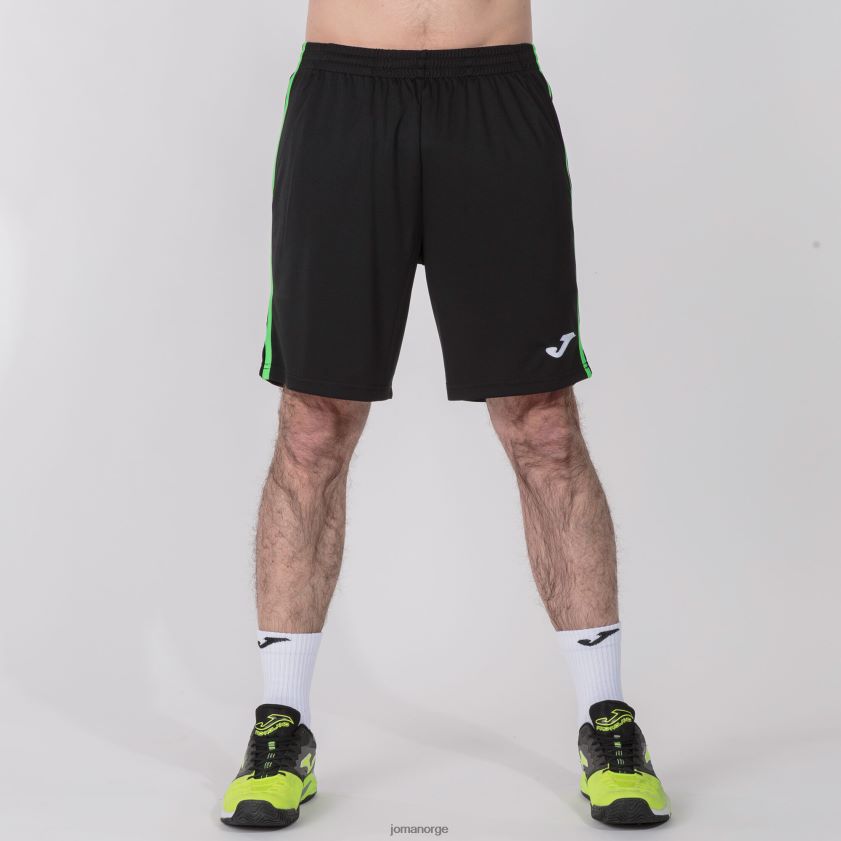 nei Joma bermudashorts åpen iii svart fluorescerende grønn FBD0T04557 menn