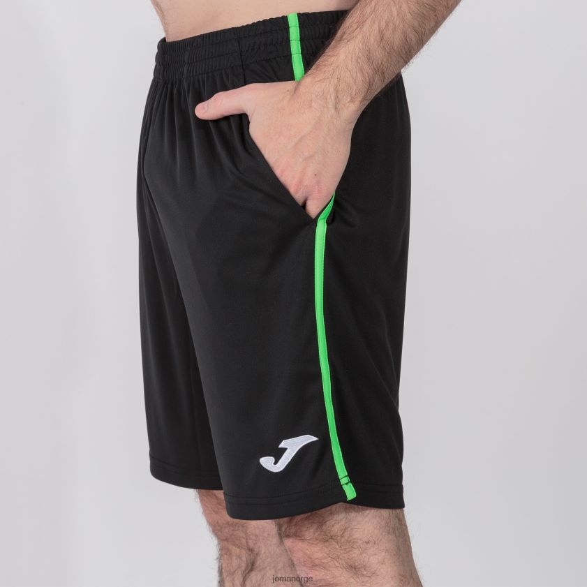 nei Joma bermudashorts åpen iii svart fluorescerende grønn FBD0T04557 menn