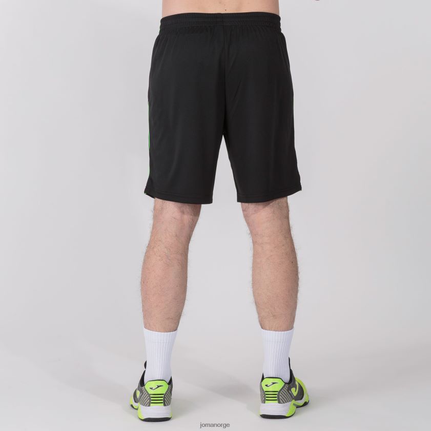 nei Joma bermudashorts åpen iii svart fluorescerende grønn FBD0T04557 menn