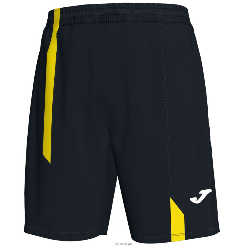 nei Joma bermudashorts supernova svart gul FBD0T03211 menn