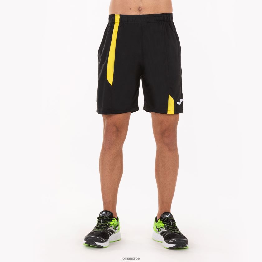 nei Joma bermudashorts supernova svart gul FBD0T03211 menn
