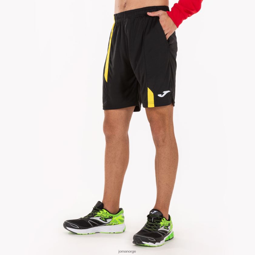 nei Joma bermudashorts supernova svart gul FBD0T03211 menn