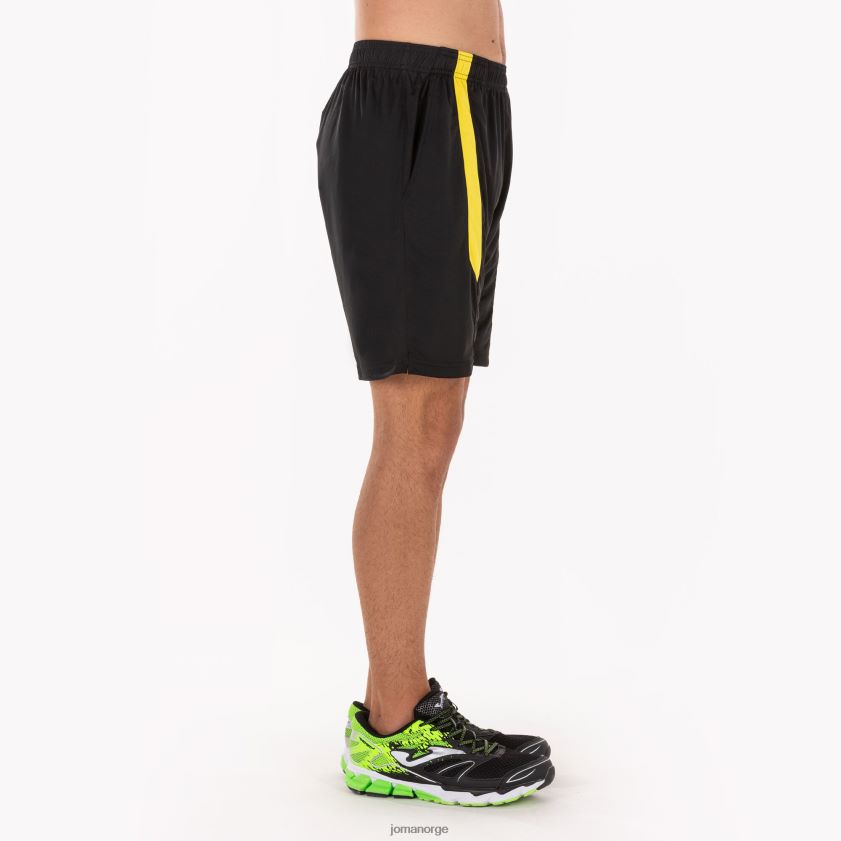 nei Joma bermudashorts supernova svart gul FBD0T03211 menn