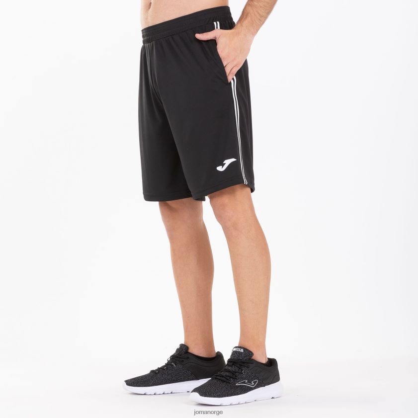 nei Joma klassisk bermudashorts svart hvit FBD0T0542 menn