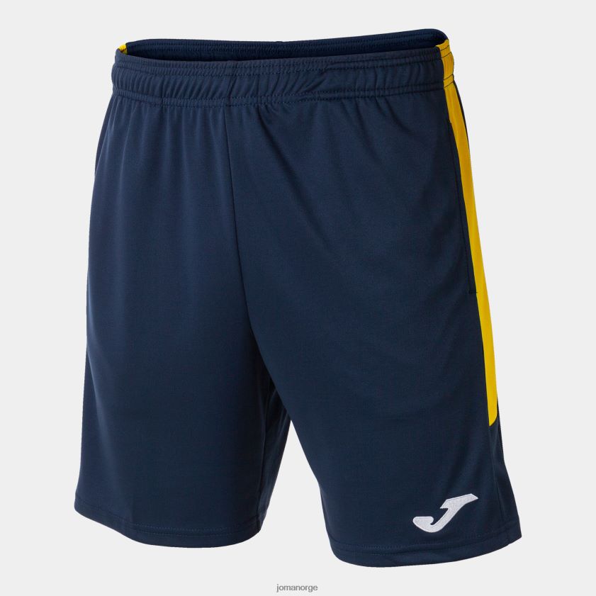 nei Joma økomesterskapet i bermudashorts marineblå gul FBD0T04226 menn