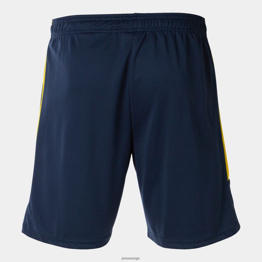 nei Joma økomesterskapet i bermudashorts marineblå gul FBD0T04226 menn